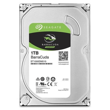 SEAGATE TECHNOLOGY Seagate Technology ST1000DM010 3.5 in. 1TB SATA III 6Gb-s 64MB BarraCuda Desktop Bare Hard Drive ST1000DM010